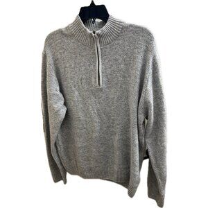 Peter Millar Sweater Mens Sz Xl 1/4  Pullover Merino Wool Cashmere Blend